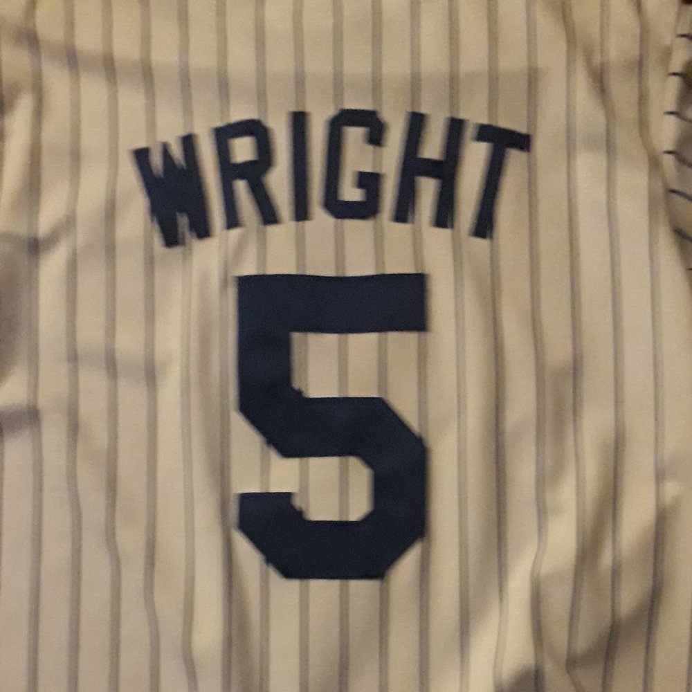 Mens Majestic New York METS David Wright #5 Jersey